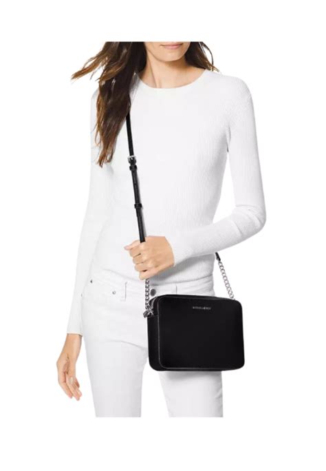 michael kors tasche 35f8sttc9l jet bag travel|Jet Set Large Saffiano Leather Crossbody Bag .